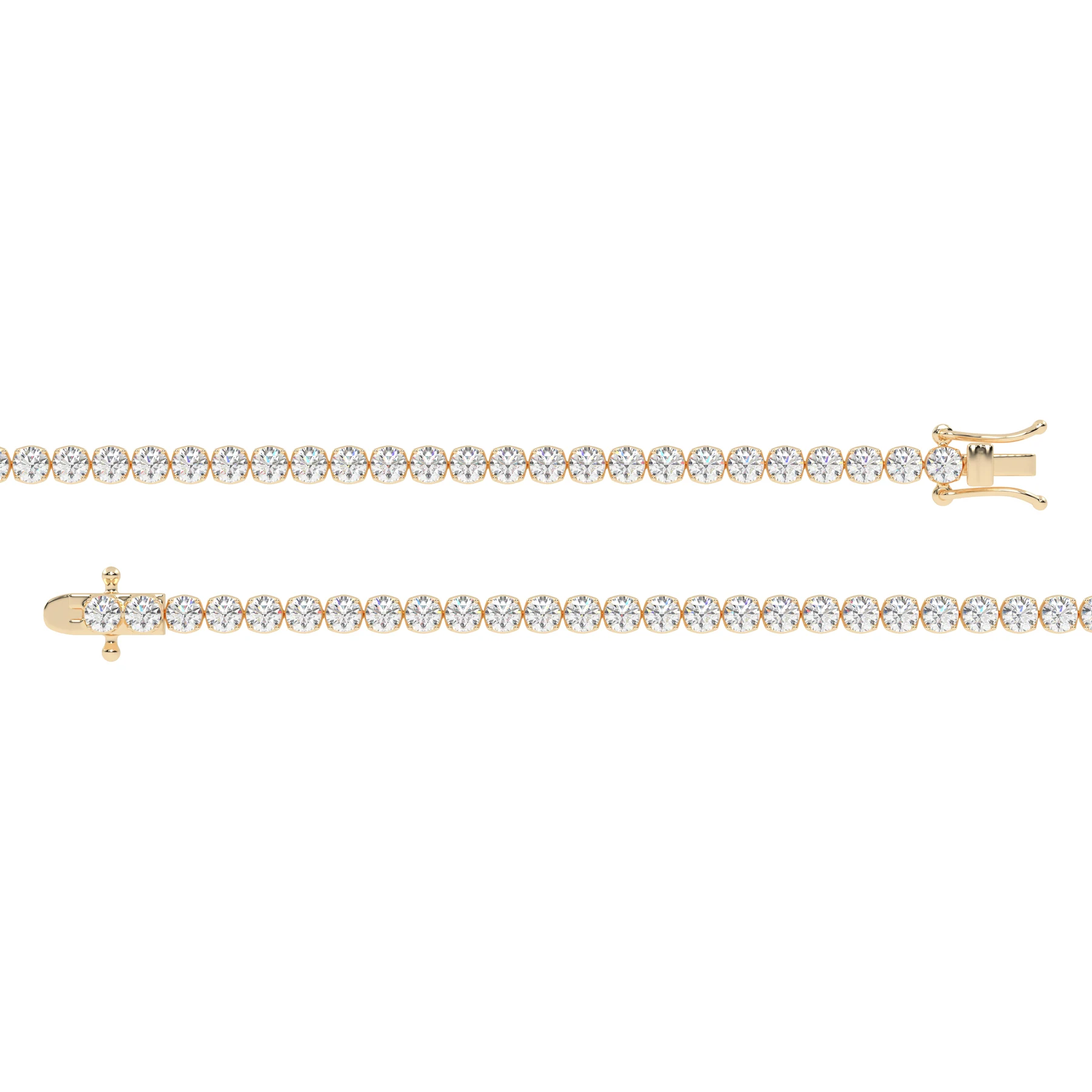 Four-Prong Tennis Bracelet — BR200105Y